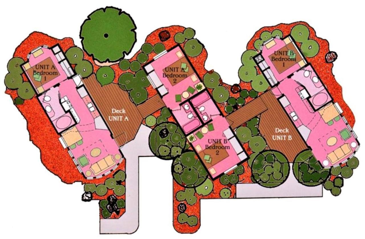 Sedona Pines Resort Bagian luar foto A typical layout of a cluster house